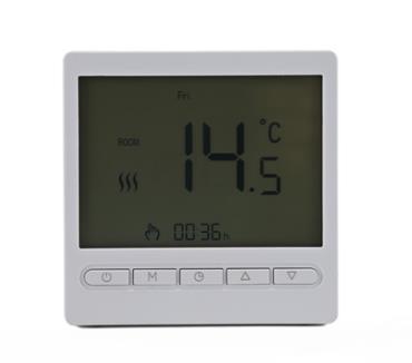 Heating thermostat with LCDscreen